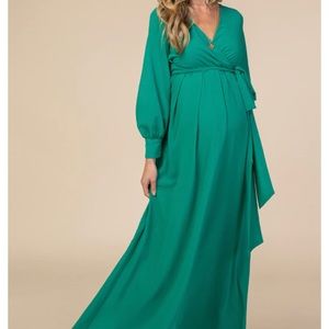 Pink Blush maternity and nursing dress